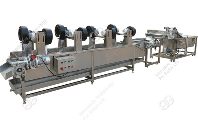 Fruit Vegetable Cleaning Drying Machine Line