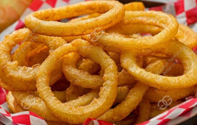 Onion Rings Frying Machine for Sale