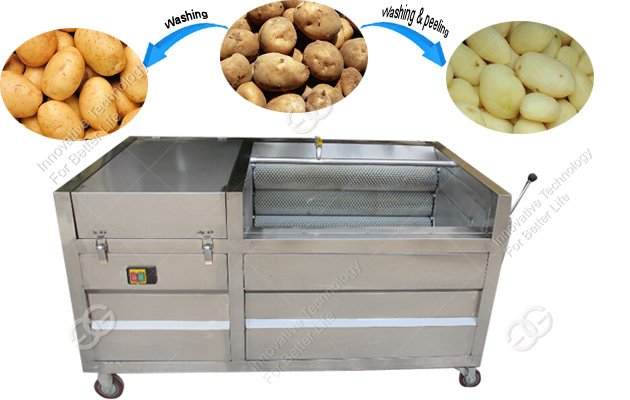 Potato Washing Peeling Machine