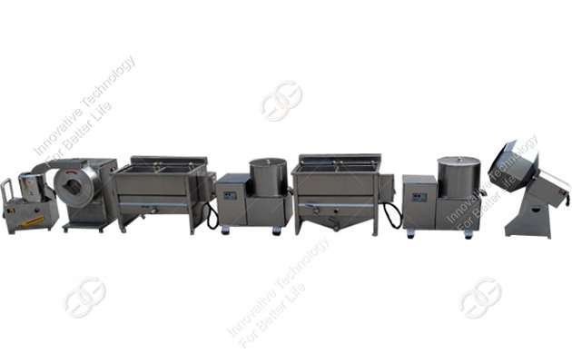 Potato French Fries Production Line for Small Capacity