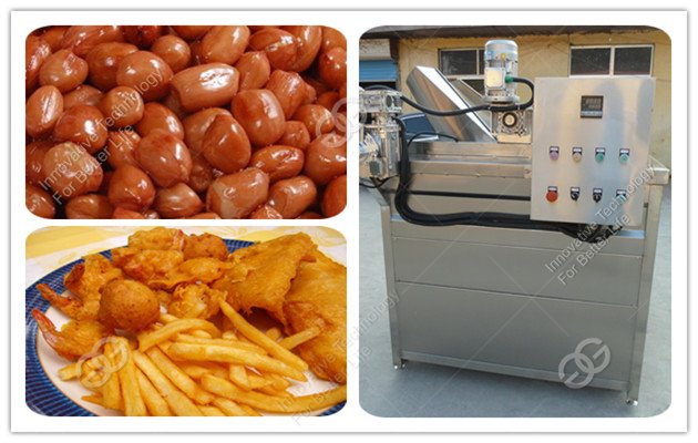 Green Peas Frying Machine