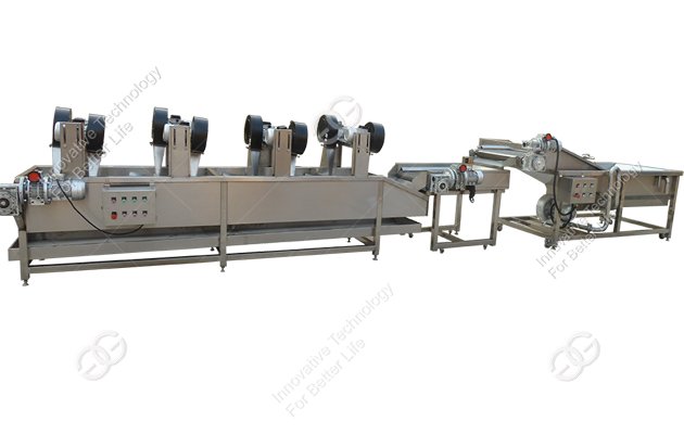 Vegetable Cleaning Drying Line
